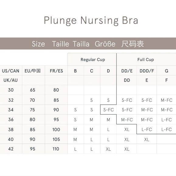 Bravado Designs Plunge Wireless Maternity & Nursing Bra Low-Cut V-Neckline XL - Picture 4 of 6